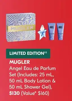 Shoppers Drug Mart MUGLER Angel Eau de Parfum Set offer
