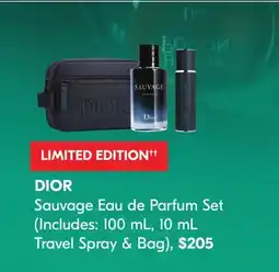Shoppers Drug Mart DIOR Sauvage Eau de Parfum Set offer