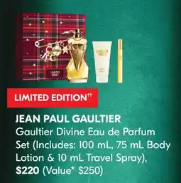 Shoppers Drug Mart JEAN PAUL GAULTIER Gaultier Divine Eau de Parfum Set offer