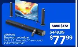 Walmart VEATOOL Bluetooth soundbar offer