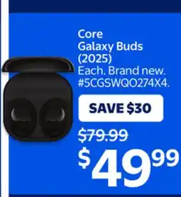 Walmart Core Galaxy Buds (2025) offer