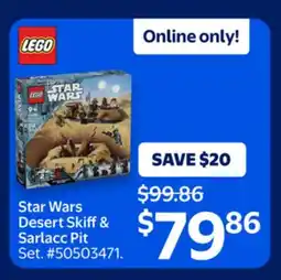 Walmart Star Wars Desert Skiff & Sarlacc Pit offer