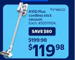 Walmart A10D Plus cordless stick vacuum offer