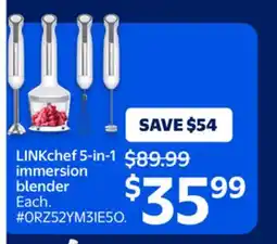 Walmart LINKchef 5-in-1 immersion blender offer