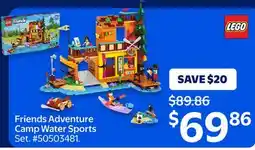 Walmart LEGO Friends Adventure Camp Water Sports offer