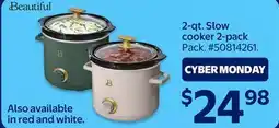 Walmart 2 qt. Slow Cooker 2 Pack offer