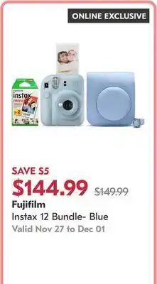 Shoppers Drug Mart Instax 12 Bundle- Blue offer