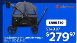 Walmart Navigator 2-in-1 Stroller Wagon offer