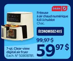 Walmart 7-qt. Clear-view digital fryer offer