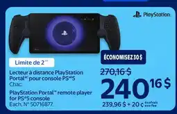 Walmart PlayStation Portal remote player for PS5 console offer