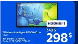 Walmart 40 Smart TV F6000 offer
