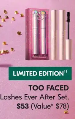 Pharmaprix TOO FACED Lashes Ever After Set offer