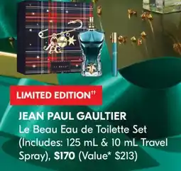 Pharmaprix JEAN PAUL GAULTIER Le Beau Eau de Toilette Set offer