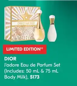 Pharmaprix DIOR J'adore Eau de Parfum Set offer