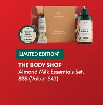 Pharmaprix THE BODY SHOP Almond Milk Essentials Set offer