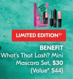 Pharmaprix BENEFIT What's That Lash? Mini Mascara Set offer