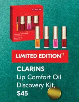 Pharmaprix CLARINS Lip Comfort Oil Discovery Kit offer