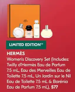 Pharmaprix HERMÈS Women's Discovery Set offer