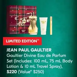 Pharmaprix JEAN PAUL GAULTIER Gaultier Divine Eau de Parfum Set offer