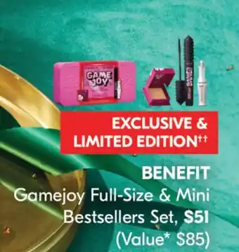 Pharmaprix BENEFIT Gamejoy Full-Size & Mini Bestsellers Set offer
