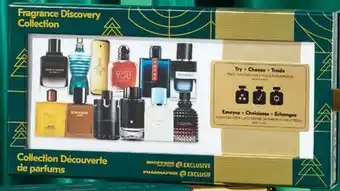 Pharmaprix SHOPPERS BEAUTY Fragrance Discovery Collection for Him offer