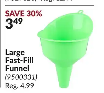 Princess Auto Large Fast-Fill Funnel offer