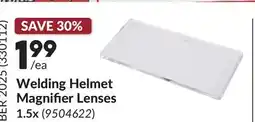 Princess Auto Welding Helmet Magnifier Lenses 1.5x offer
