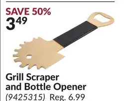Princess Auto Grill Scraper and Bottle Opener offer
