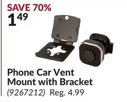 Princess Auto Phone Car Vent Mount with Bracket offer