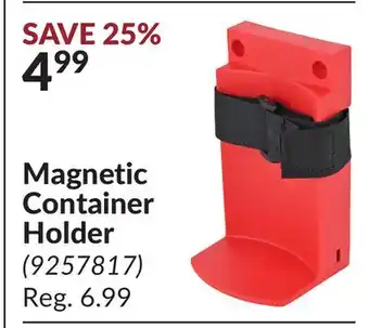 Princess Auto Magnetic Container Holder offer