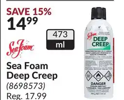 Princess Auto Sea Foam Deep Creep offer