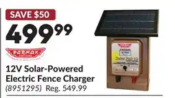 Princess Auto 12V Solar-Powered Electric Fence Charger offer