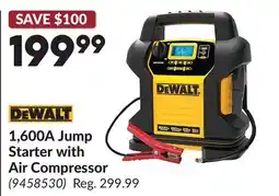 Princess Auto 1,600A Jump Starter with Air Compressor DEWALT offer