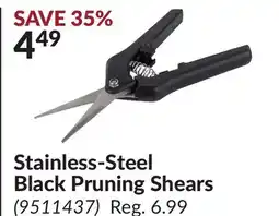 Princess Auto Stainless-Steel Black Pruning Shears offer