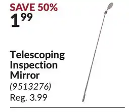 Princess Auto Telescoping Inspection Mirror offer