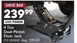 Princess Auto 4 Ton Dual-Piston Floor Jack offer