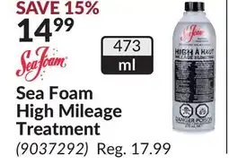 Princess Auto Sea Foam High Mileage Treatment offer