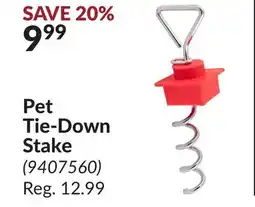 Princess Auto Pet Tie-Down Stake offer