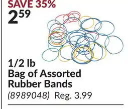Princess Auto 1/2 lb Bag of Assorted Rubber Bands offer