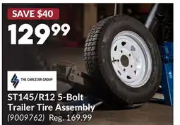 Princess Auto ST145/R12 5-Bolt Trailer Tire Assembly offer