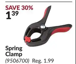 Princess Auto Spring Clamp offer