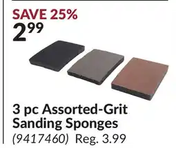 Princess Auto 3 pc Assorted-Grit Sanding Sponges offer