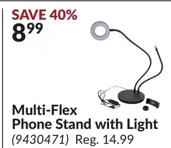 Princess Auto Multi-Flex Phone Stand with Light offer