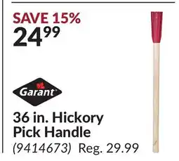 Princess Auto 36 in. Hickory Pick Handle offer