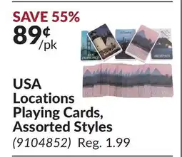 Princess Auto USA Locations Playing Cards offer