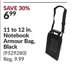 Princess Auto 11 to 12 in. Notebook Armour Bag, Black offer