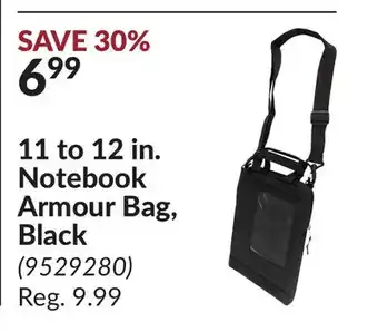 Princess Auto 11 to 12 in. Notebook Armour Bag, Black offer