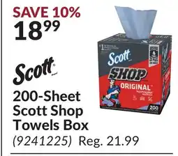 Princess Auto 200-Sheet Scott Shop Towels Box offer