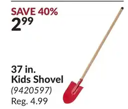Princess Auto 37 in. Kids Shovel offer
