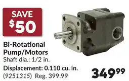Princess Auto Bi-Rotational Pump/Motors Shaft offer